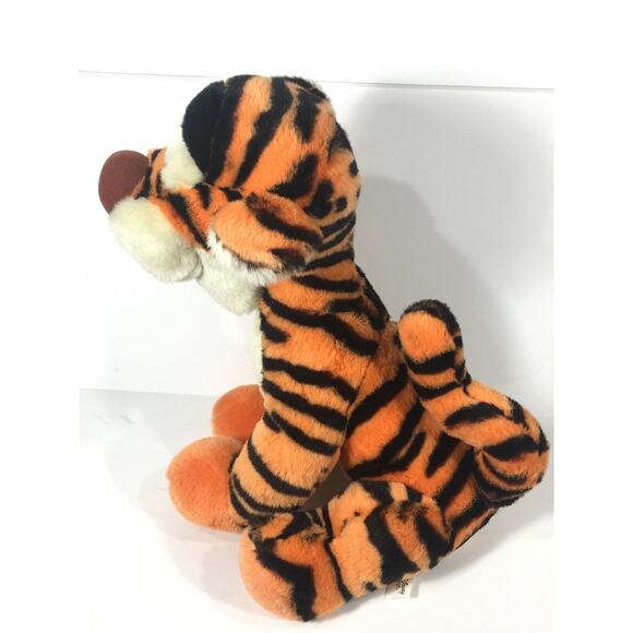Vintage Disney Tigger Seated Sitting Soft Plush Stuffed Animal 14.5" Tush Tag - Picture 3 of 5